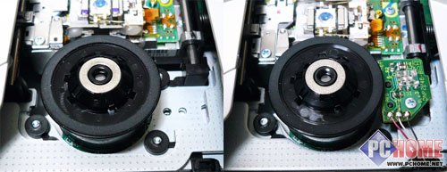 多出的部分为光雕定位器