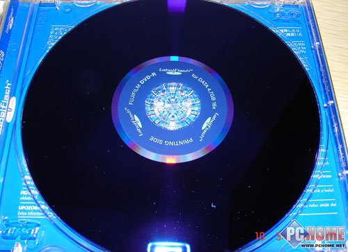 富士LabelFlash DVD-R盘面图